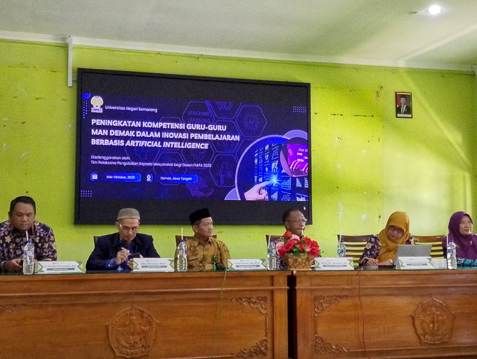 MAN Demak Gelar Workshop Inovasi Pembelajaran Berbasis AI bersama Unnes, Siap Hadapi Era Digital