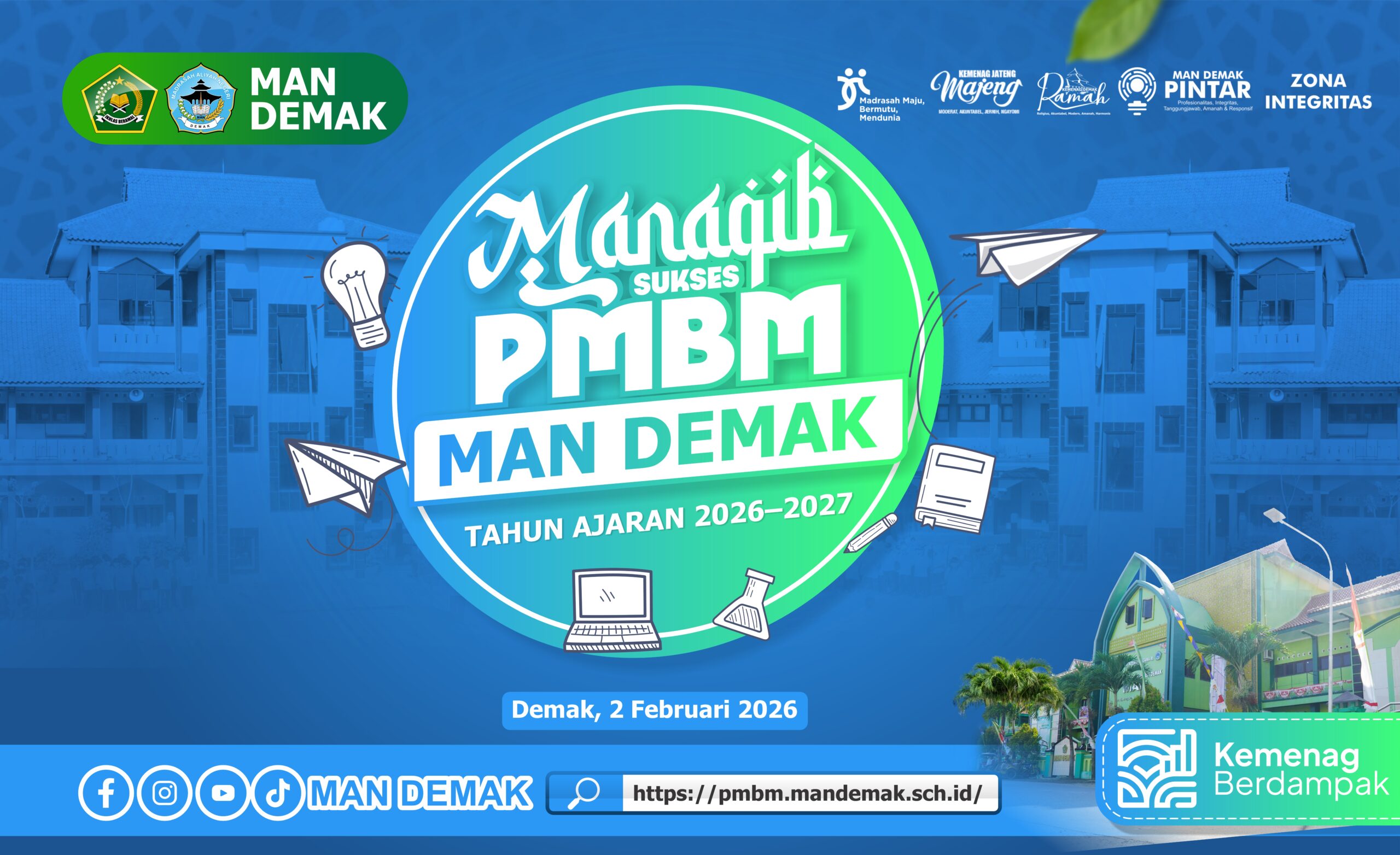 MAN Demak Gelar Upacara Bendera dan Pembacaan Manakib Syech Abdul Qodir Jaelani